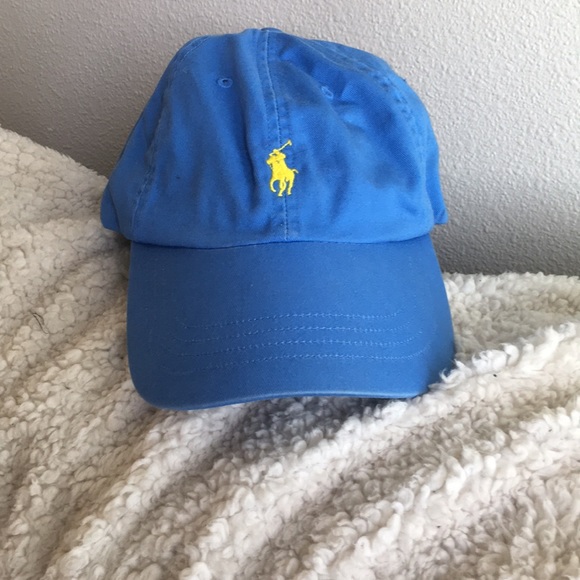 Blue And Yellow Polo Hat | Poshmark